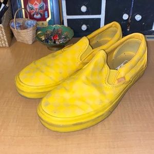 Yellow Slip On Vans